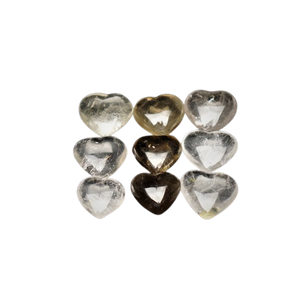 Smoky Quartz Puffy Heart – Grounding, Protection & Emotional Balance - Heavenly Crystals Online