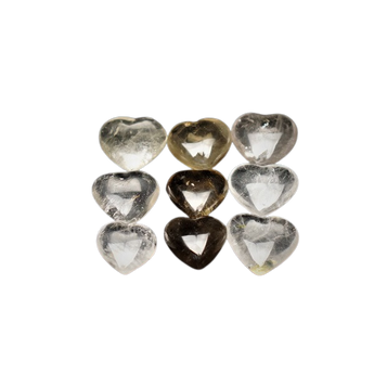 Smoky Quartz Puffy Heart – Grounding, Protection & Emotional Balance - Heavenly Crystals Online