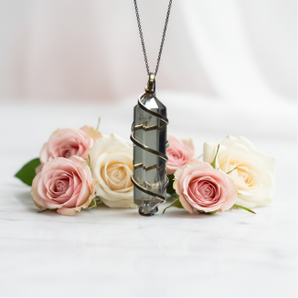 Smoky Quartz Wire‑Wrapped Pendant – Grounding, Protection & Energy Clearing - Heavenly Crystals Online