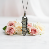 Smoky Quartz Wire‑Wrapped Pendant – Grounding, Protection & Energy Clearing - Heavenly Crystals Online