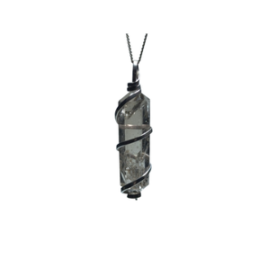 Smoky Quartz Wire‑Wrapped Pendant – Protection, Grounding & Energy Clearing - Heavenly Crystals Online