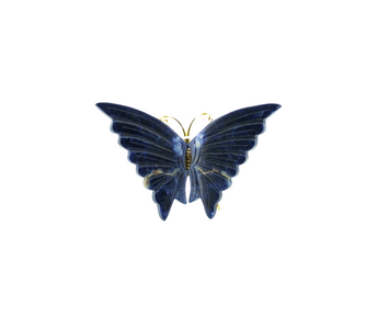 Sodalite Butterfly (93g) – Crystal Carving for Intuition, Calm & Clarity - Heavenly Crystals Online