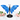Sodalite Butterfly with Stand (143g) - Intuition & Transformation - Heavenly Crystals Online