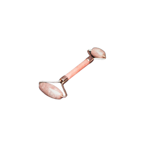 Strawberry Quartz Facial Rose Gold Massage Roller - Heavenly Crystals Online