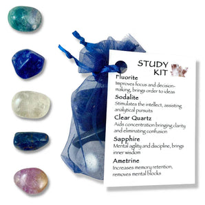 Study Crystal Kit – Focus, Concentration & Mental Clarity - Heavenly Crystals Online