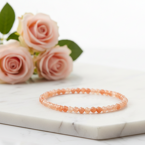 Sunstone Faceted Crystal Bracelet – High‑Vibration Uplifting Energy - Heavenly Crystals Online