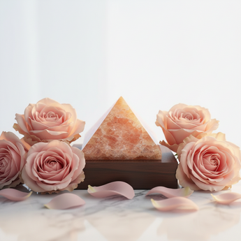 Sunstone Pyramid (45g) – Joy, Vitality & Solar Energy Activation - Heavenly Crystals Online