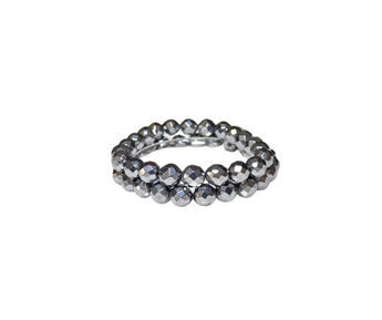Terahertz Faceted Bracelet (10mm) High‑Frequency Energy, Vitality & Focus - Heavenly Crystals Online