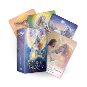 The Magic of the Unicorns Oracle Cards – 44‑Card Deck & Guidebook by Diana Cooper - Higher Guidance, Light & Ascension Support - Heavenly Crystals Online