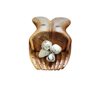 Tourmalinated Quartz Tumbled Stone - Protection, Clarity & Energy Cleansing - Heavenly Crystals Online