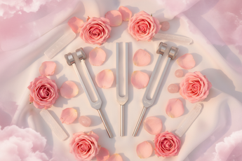 Tuning Fork Set 128Hz 256Hz 512Hz – Aluminium 3‑Pack for Sound Healing, Body Balance & Clarity - Heavenly Crystals Online