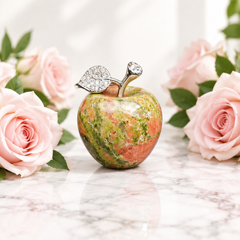 Unakite Jasper Apple – Heart Healing, Emotional Balance & Gentle Grounding Energy - Heavenly Crystals Online
