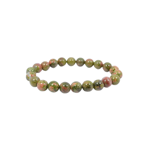 Unakite Jasper Bracelet - 8mm