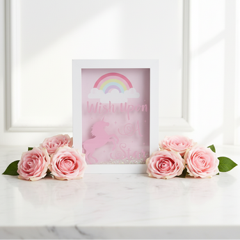 Unicorn Rainbow Wish Upon a Star Box – Pink | Magical Keepsake Box for Wishes & Dreams - Heavenly Crystals Online