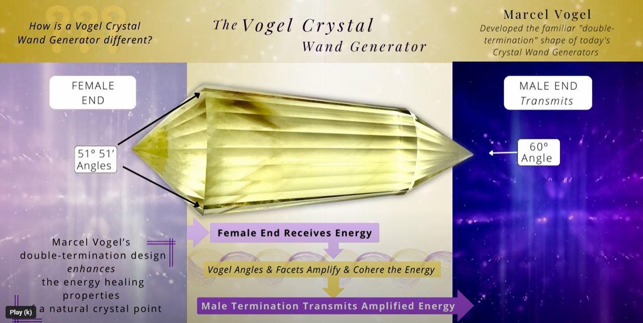 Angel Aura Quartz Vogel Cut Wand 24 side - Heavenly Crystals Online