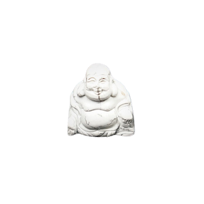White Howlite Buddha (87g) – Calming, Stress Relief & Peaceful Mind Energy - Heavenly Crystals Online