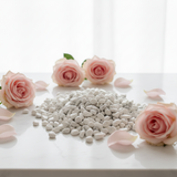 White Howlite Chips (100g) Pouch for Tranquility & Spiritual Calm - Heavenly Crystals Online