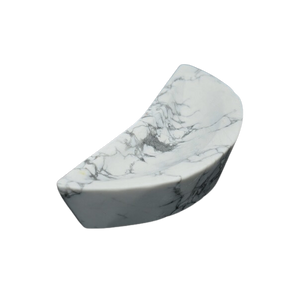 White Howlite Moon Bowl - Heavenly Crystals Online