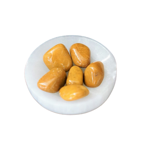 Yellow Jasper Tumbled Stone – Protection, Confidence & Grounding - Heavenly Crystals Online
