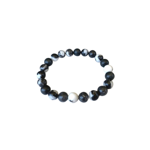 Zebra Jasper Bracelet - 8mm