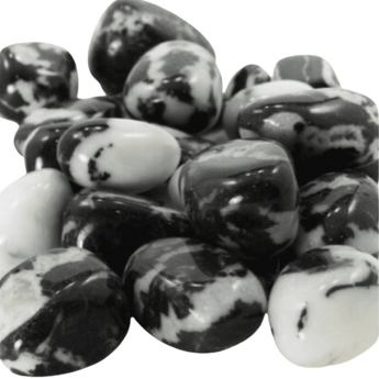 Zebra Jasper Tumbled Stones - Grounding, Balance & Yin–Yang Harmony - Heavenly Crystals Online