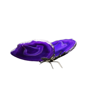 Purple Agate Butterfly 1