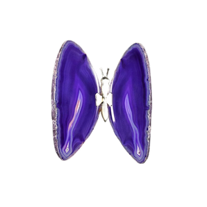 Purple Agate Butterfly 2