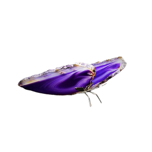 Purple Agate Butterfly 3