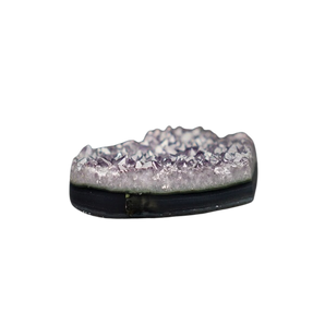 Amethyst Geode Heart with stand - 279 grams