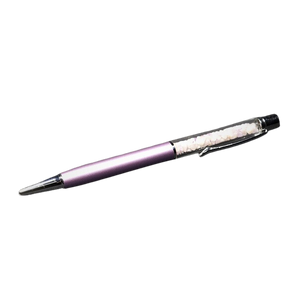 Amethyst Crystal Pen with Velvet Pouch