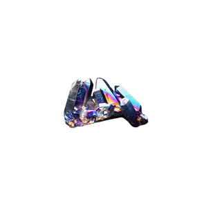 Rainbow Aura Quartz Cluster - 99 grams