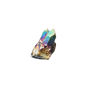 Rainbow Aura Quartz Cluster - 140 grams