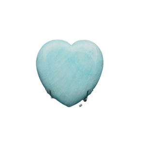 Blue Aragonite Heart - 87 grams