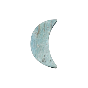 Caribbean Blue Calcite Moon - 207 grams