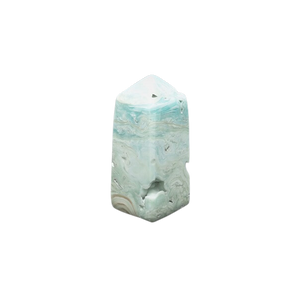 Caribbean Blue Calcite Tower - 126 grams