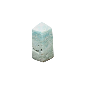 Caribbean Blue Calcite Tower - 126 grams