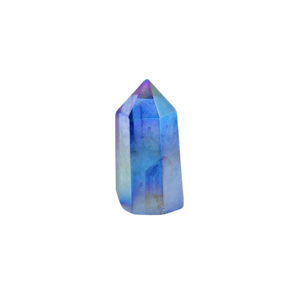 Blue Aura Quartz Point - 65 grams