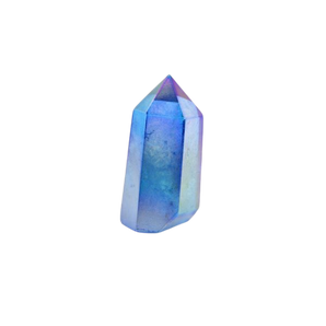 Blue Aura Quartz Point - 65 grams