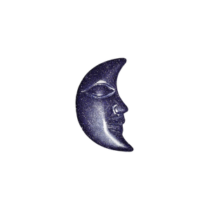 Blue Goldstone Moon (Man-made)