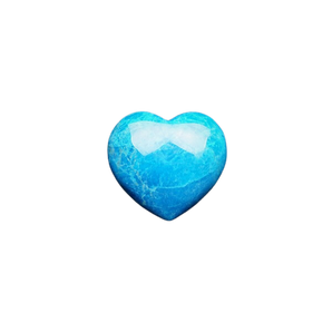 Blue Howlite Heart - 47 grams