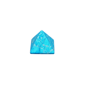 Blue Howlite Pyramid - 68 to 71 grams
