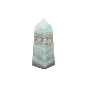 Caribbean Blue Calcite Tower - 270 grams