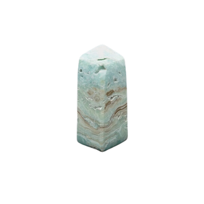 Caribbean Blue Calcite Tower - 127 grams