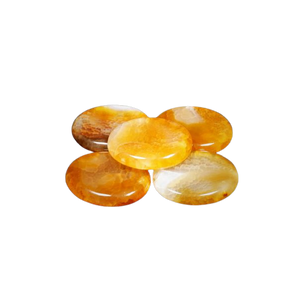 Carnelian Thumb Worry Stone