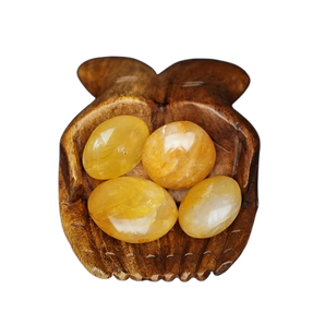 Golden Healer Quartz Palm stone