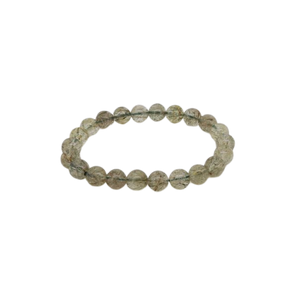 Green Rutilated Quartz Bracelet - 8mm