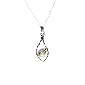 Herkimer Diamond Pendant 925 Sterling Silver