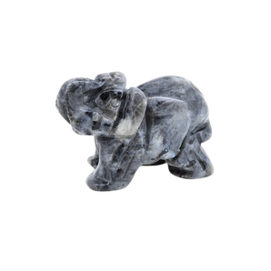 Larvikite Elephant - 61 grams