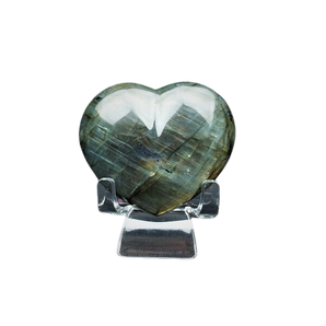 Labradorite Heart - 90 grams