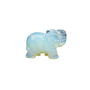 Opalite Elephant (Man-made)